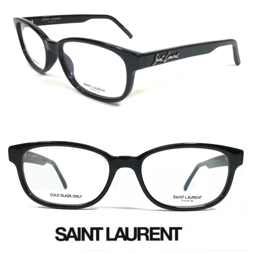 SAINT LAURENT SL320 001 Rectangular Lens Black Frames Full Rim Eye Wear Glasses